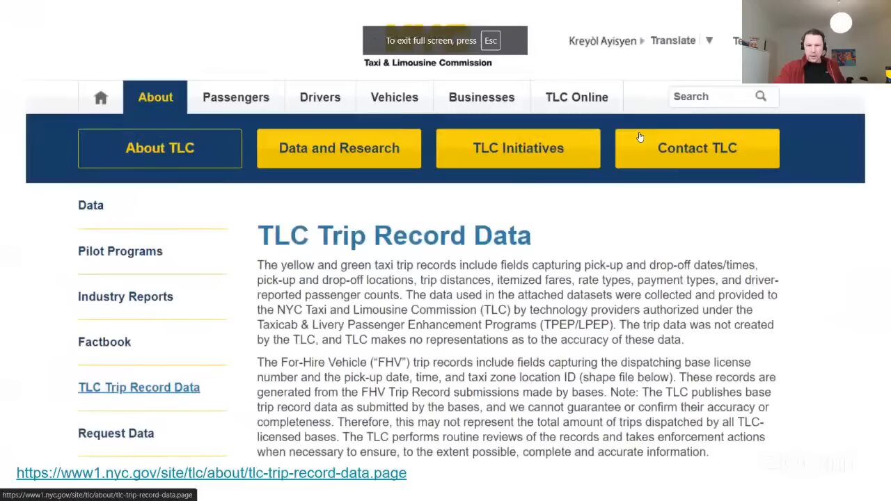 NYC Taxi Trip Data