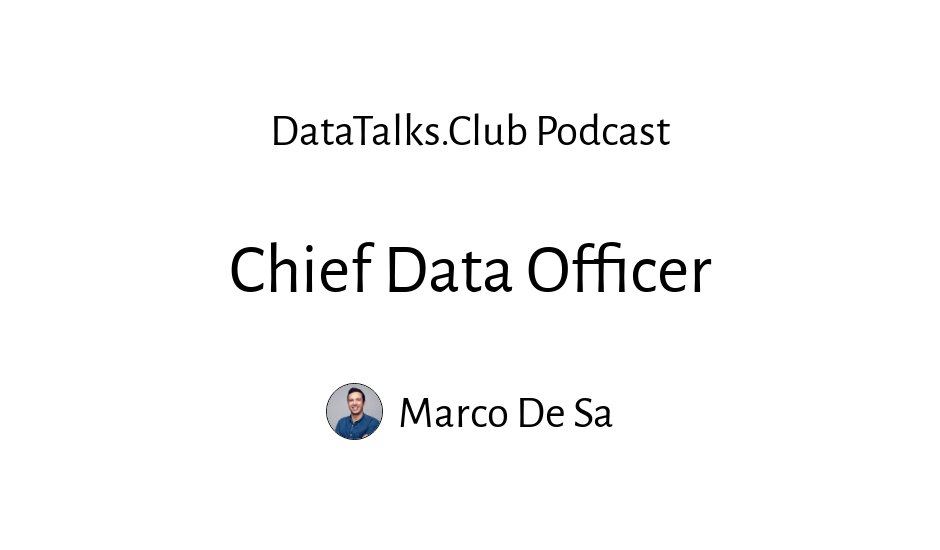 Mastering the Chief Data Officer Role: Build Data Strategy, Org Design & AI