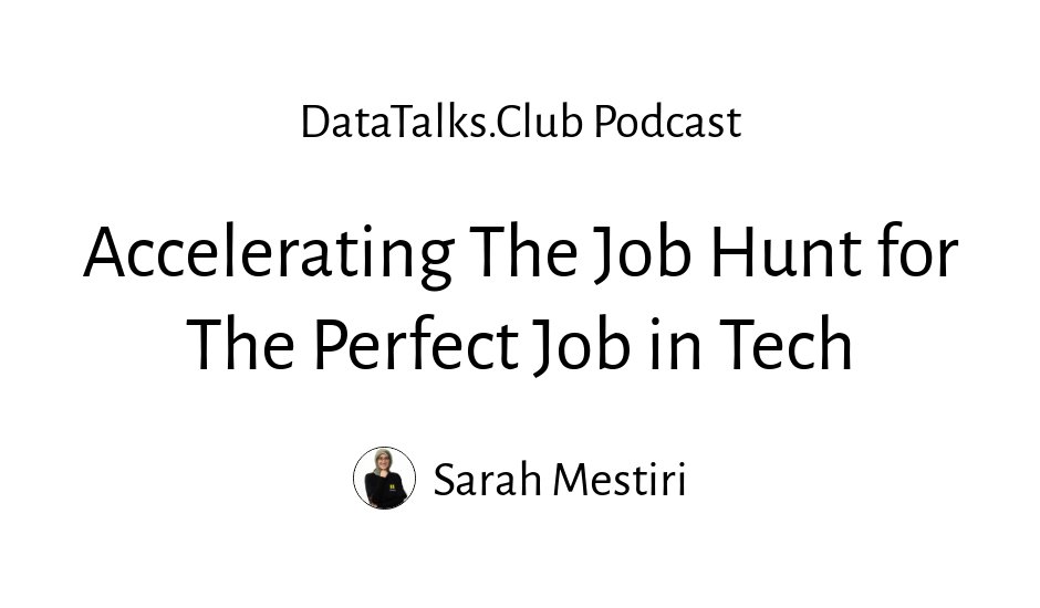 Tech Job Search Strategy: Portfolio Projects, Resume Tips and Networking