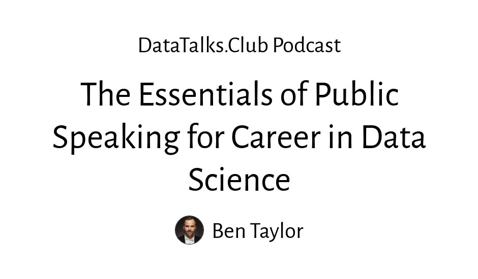 Public Speaking for Data Scientists: Master AI Evangelism, Storytelling & Keynotes
