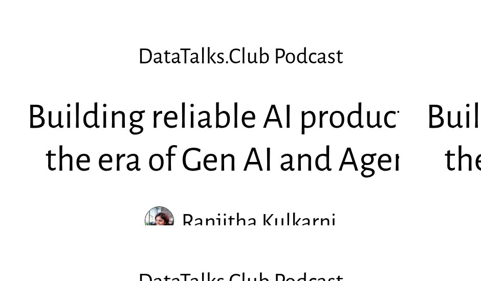 Building reliable AI products in the era of Gen AI and Agents