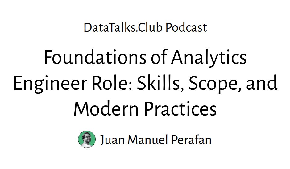 Foundations of Analytics Engineer Role: Skills, Scope, and Modern Practices