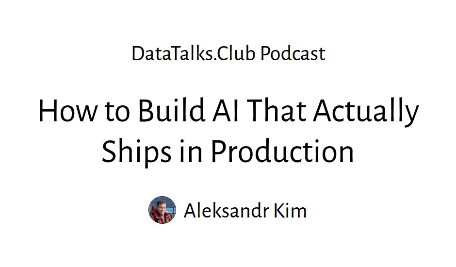How to Build AI That Actually Ships in Production