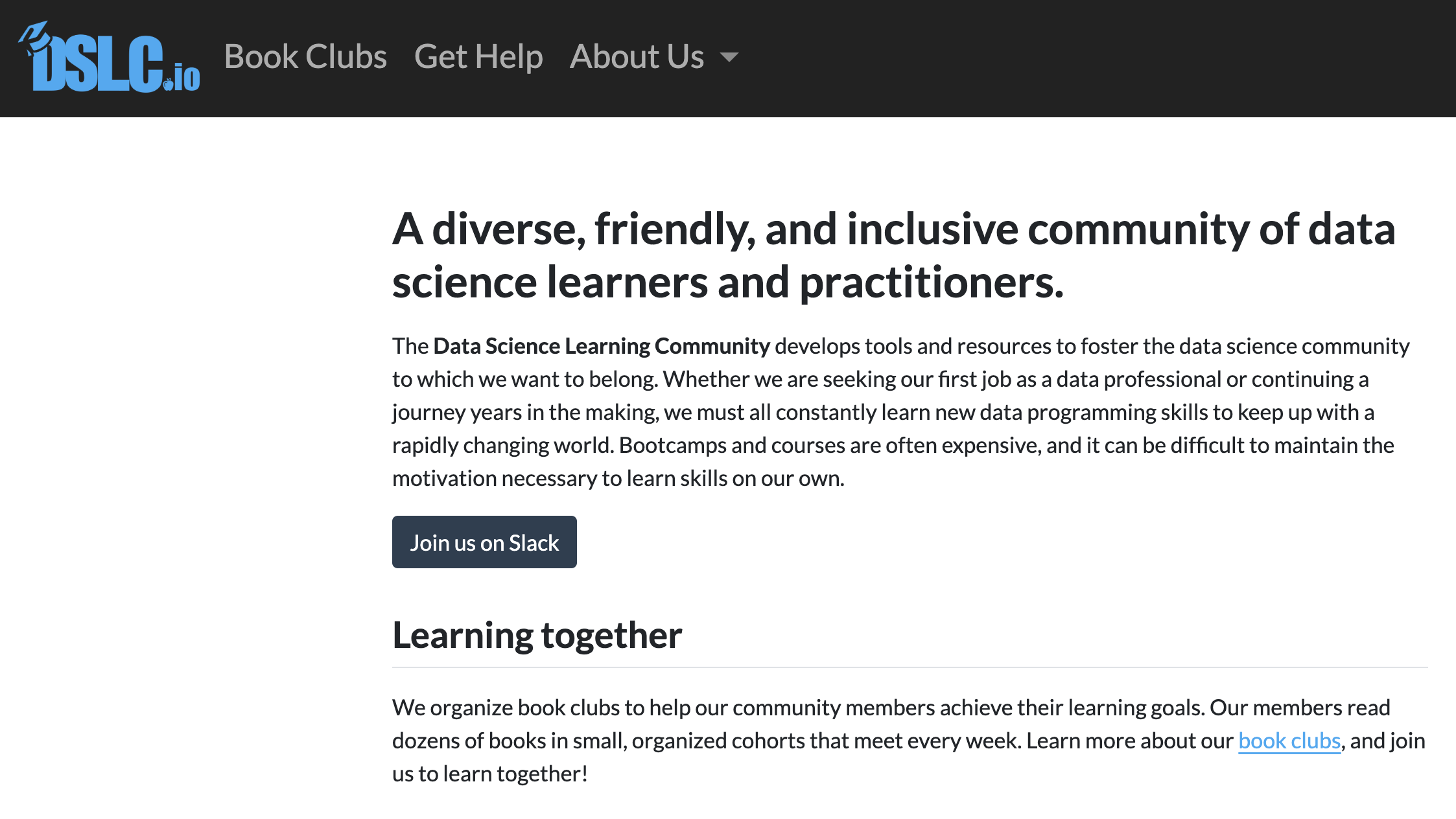Data Science Learning Community