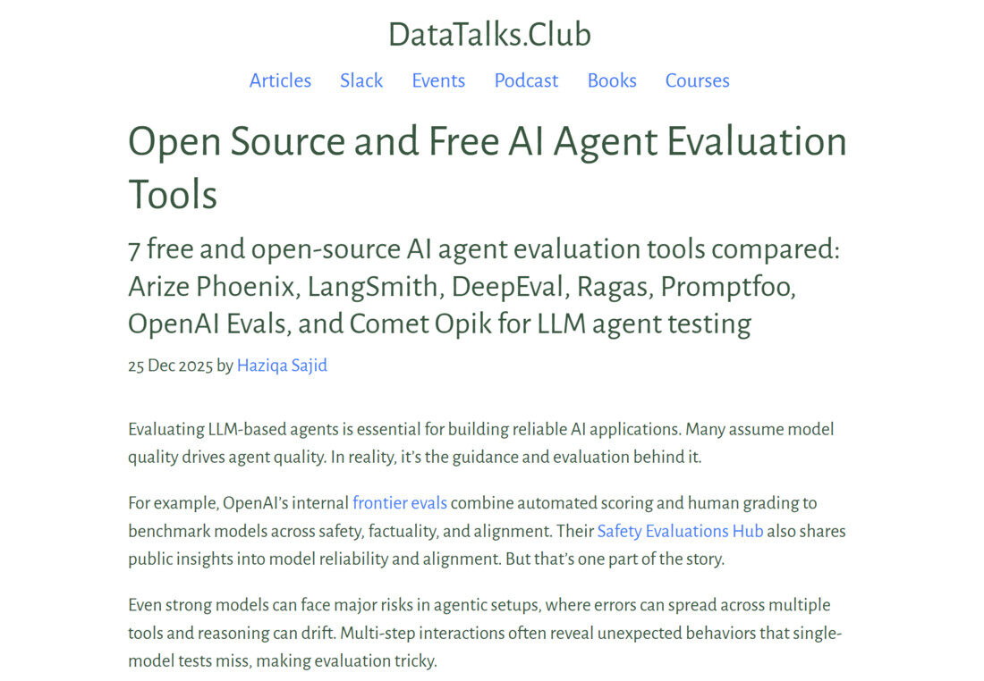 Guest post published on the DataTalks.Club blog for data and AI practitioners